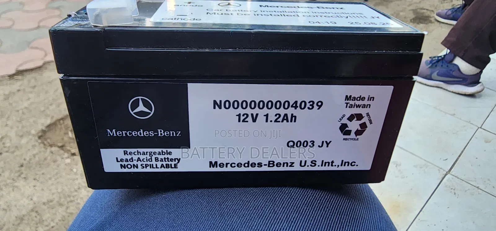 Auxiliary Car Batteries 1.2ah for Mercedes-Benz
