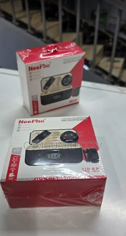 Neepho Dual Clip-on Microphone With Charging Case – Np-58
