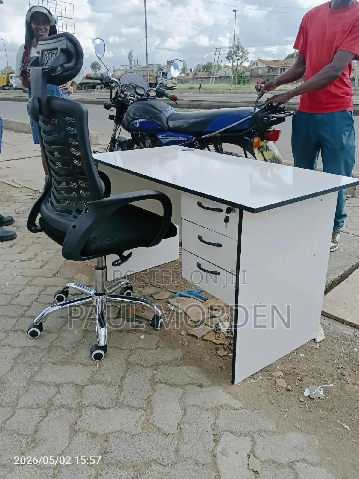 Office Headrest and Office Desk