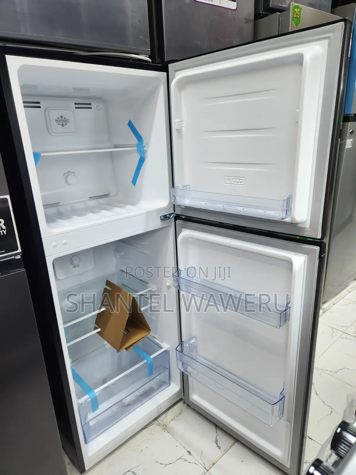 Black New Double Fridge