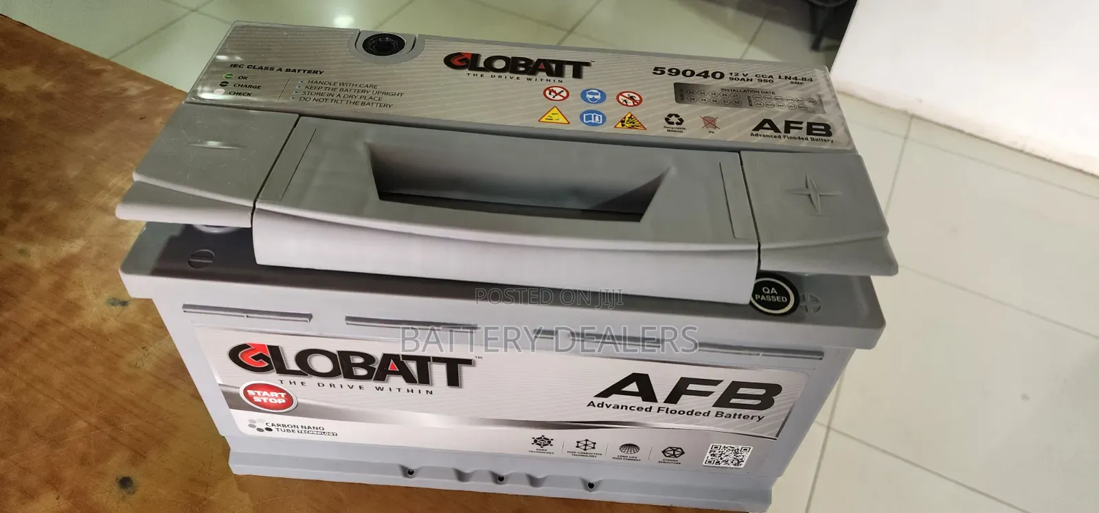 Globatt Car Battery Din 80afb Start Stop
