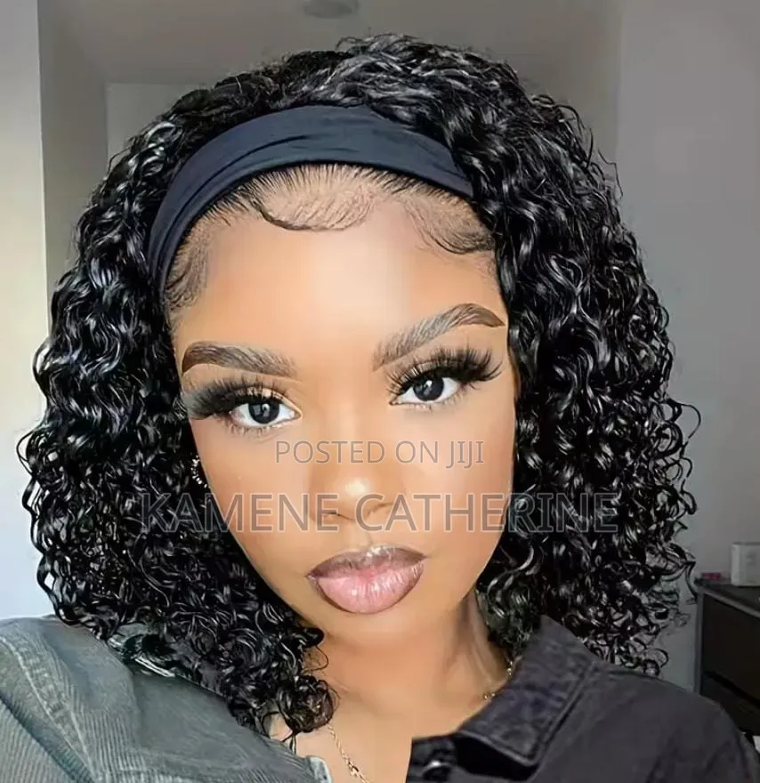 Semi Human Headband Wig