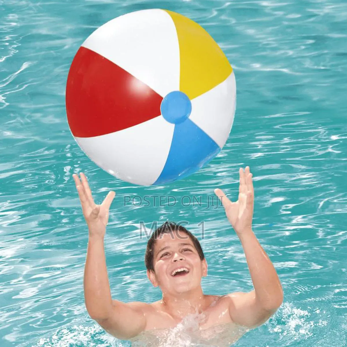 Inflatable Beach Ball – Large Colorful Swimming Pool Ball