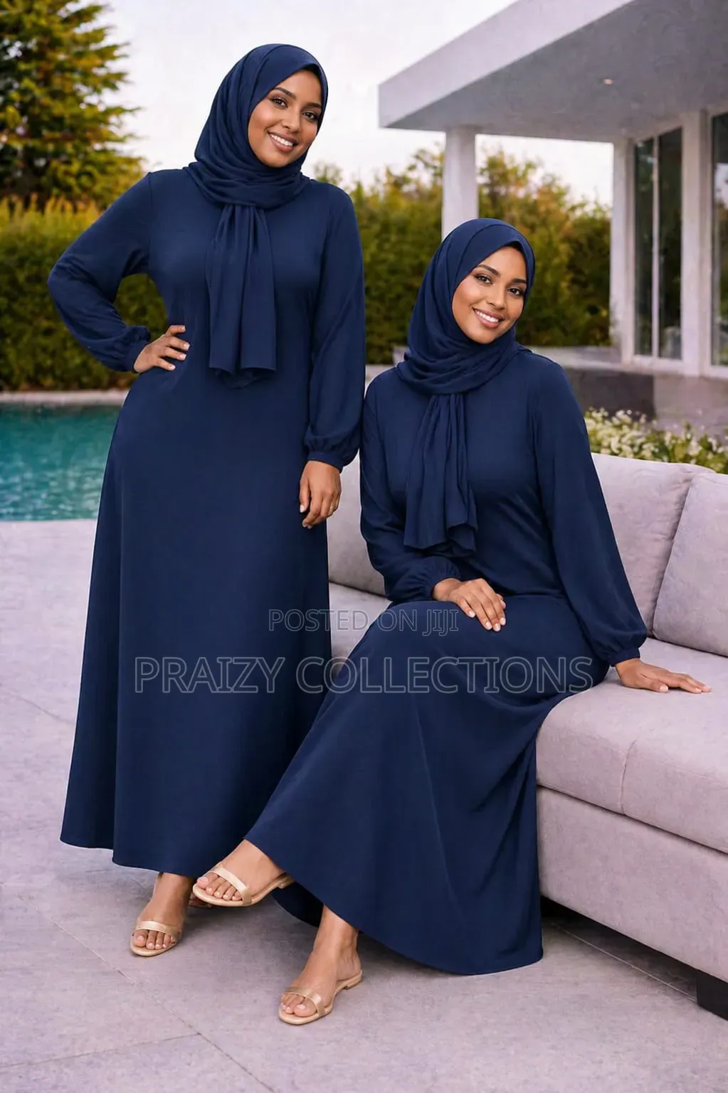 Modest Maxi Dress +Matching Scarf