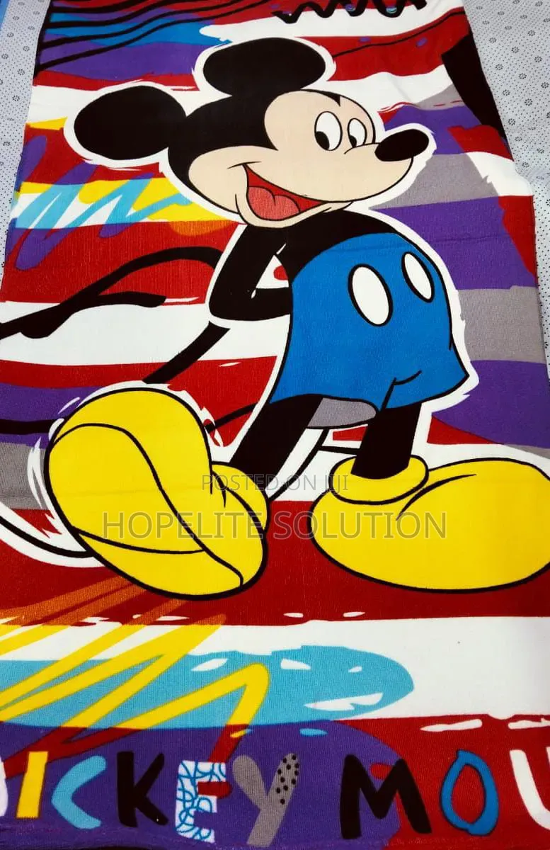 Cartoon Themed Kids Bath Towels