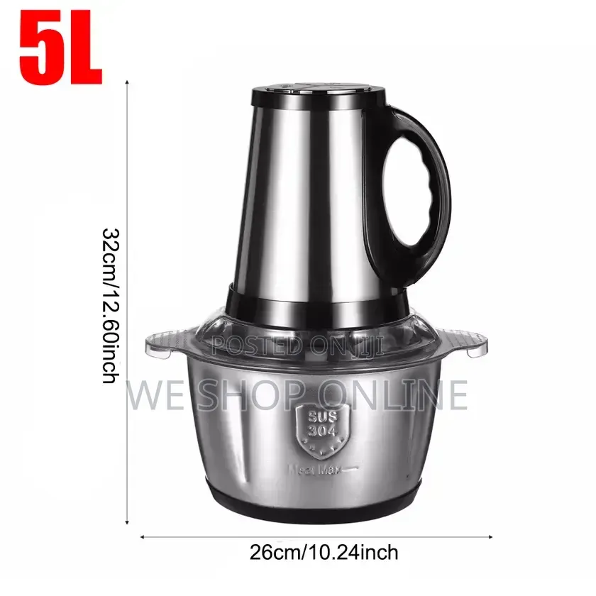 3ltr Stainless Steel Meat Blender Meat Mincer Grinder
