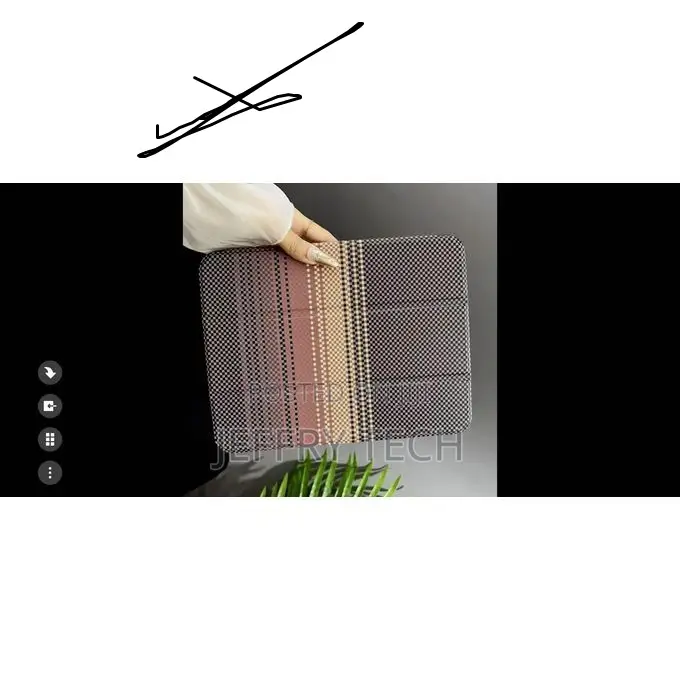 Classic Grid Pattern Protective iPad Cover for iPad Mini 4 – Slim Fold