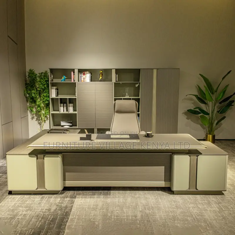 2.4m Executive Director's L-Shape Task Table