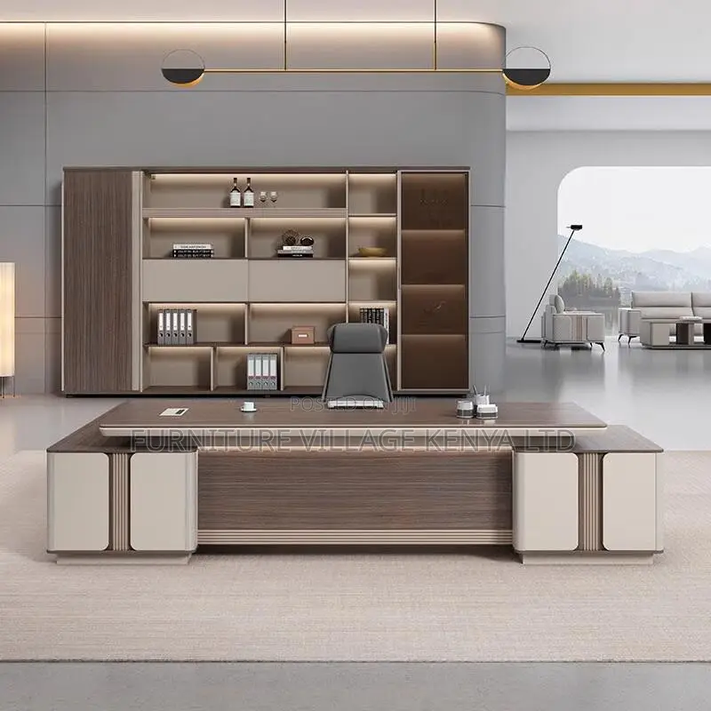 2.4m Executive Director's L-Shape Task Table