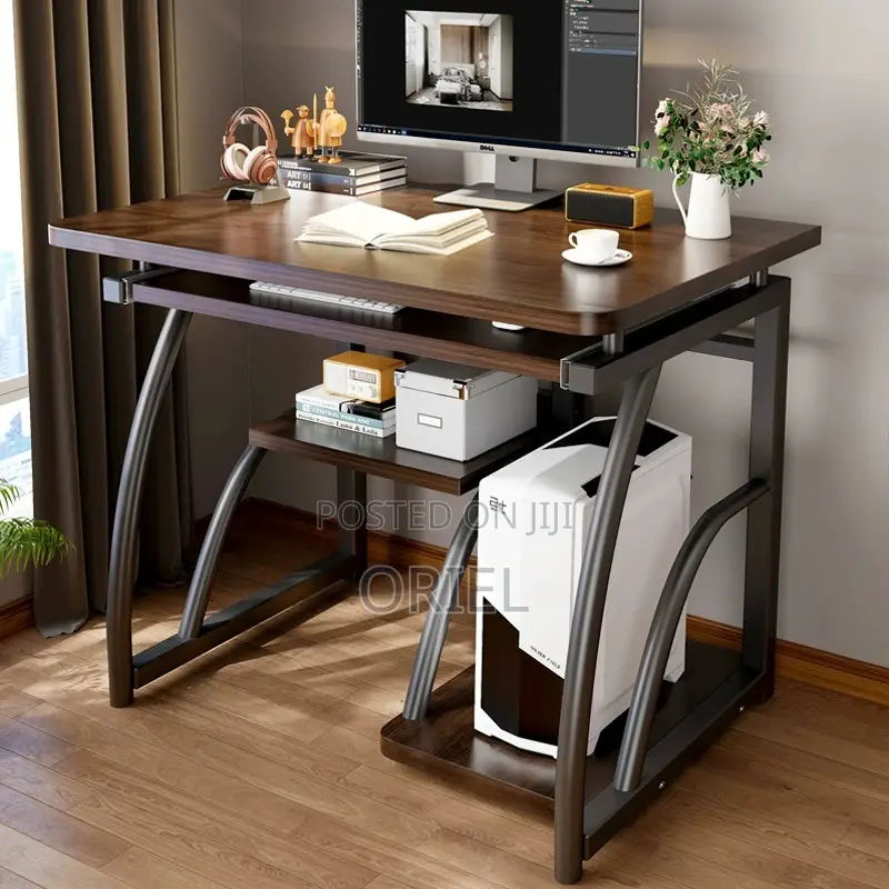 Office Desk : 0.7m Modern Compact Office Computer Desk