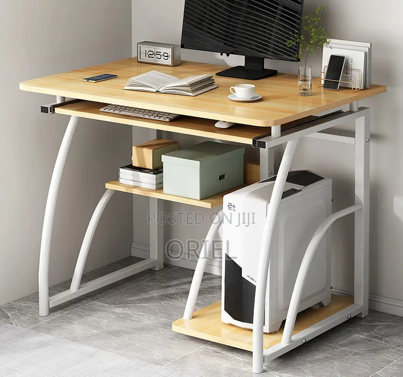 Office Desk : 0.7m Modern Compact Office Computer Desk