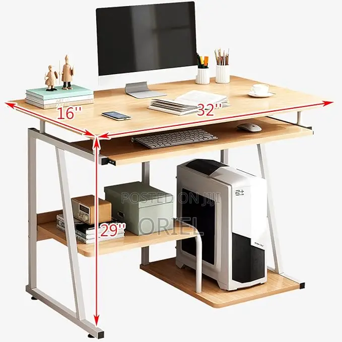 Office Desk : 0.7m Modern Compact Office Computer Desk