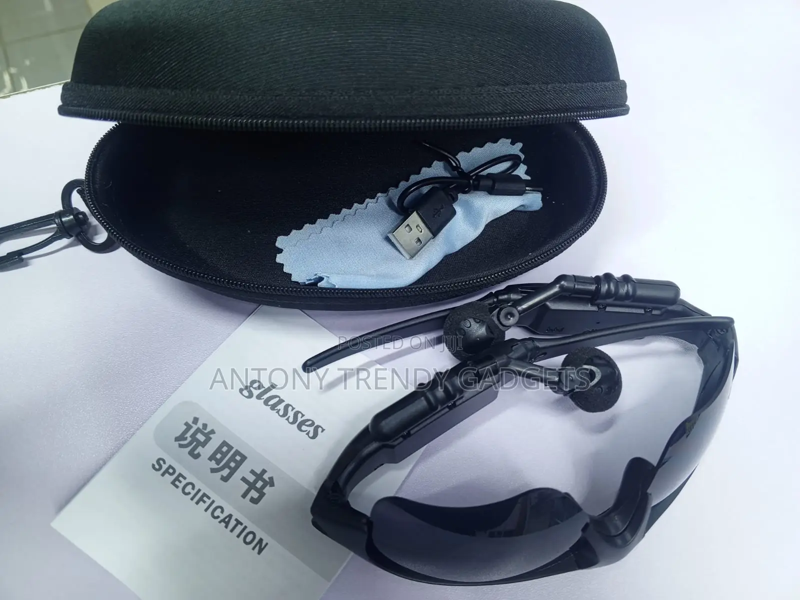 Smart Bluetooth Sunglasses Music Call Uv Protection Glasses