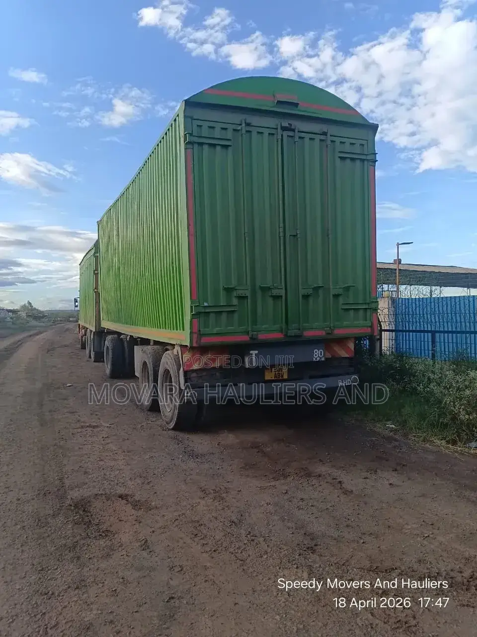 Trailer Available for Transit Jobs. Nairobi to Dar Es Salaam