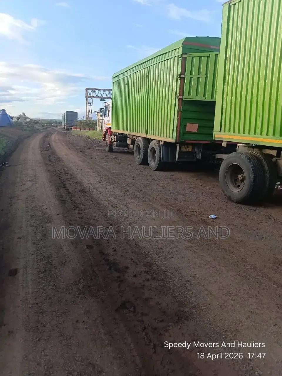 Trailer Available for Transit Jobs. Nairobi to Dar Es Salaam