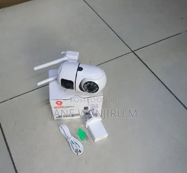 Wall Mount Bulb Dual Lens Wifi Camera