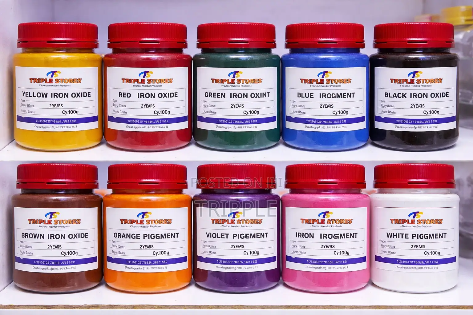 Oxide Colors- 100% Pigments