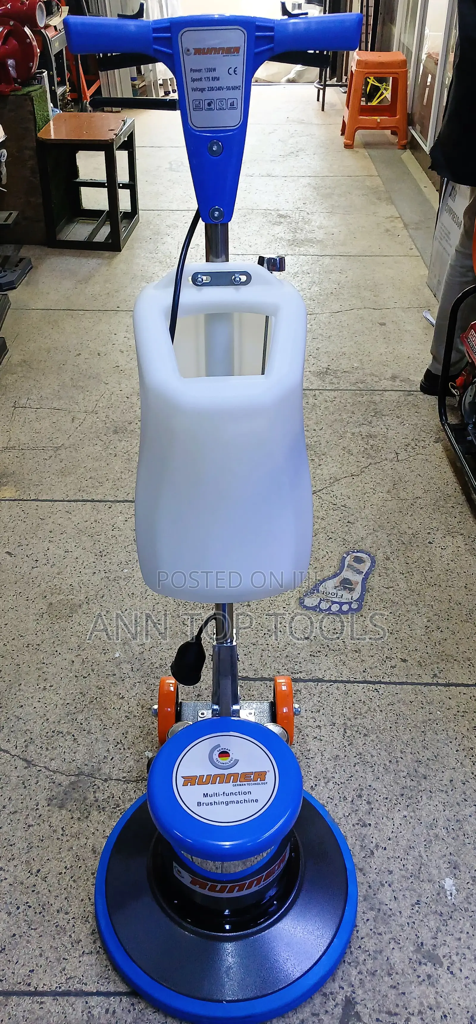 Electric Floor/Carpet Cabro Scrubber With 3 Brushes