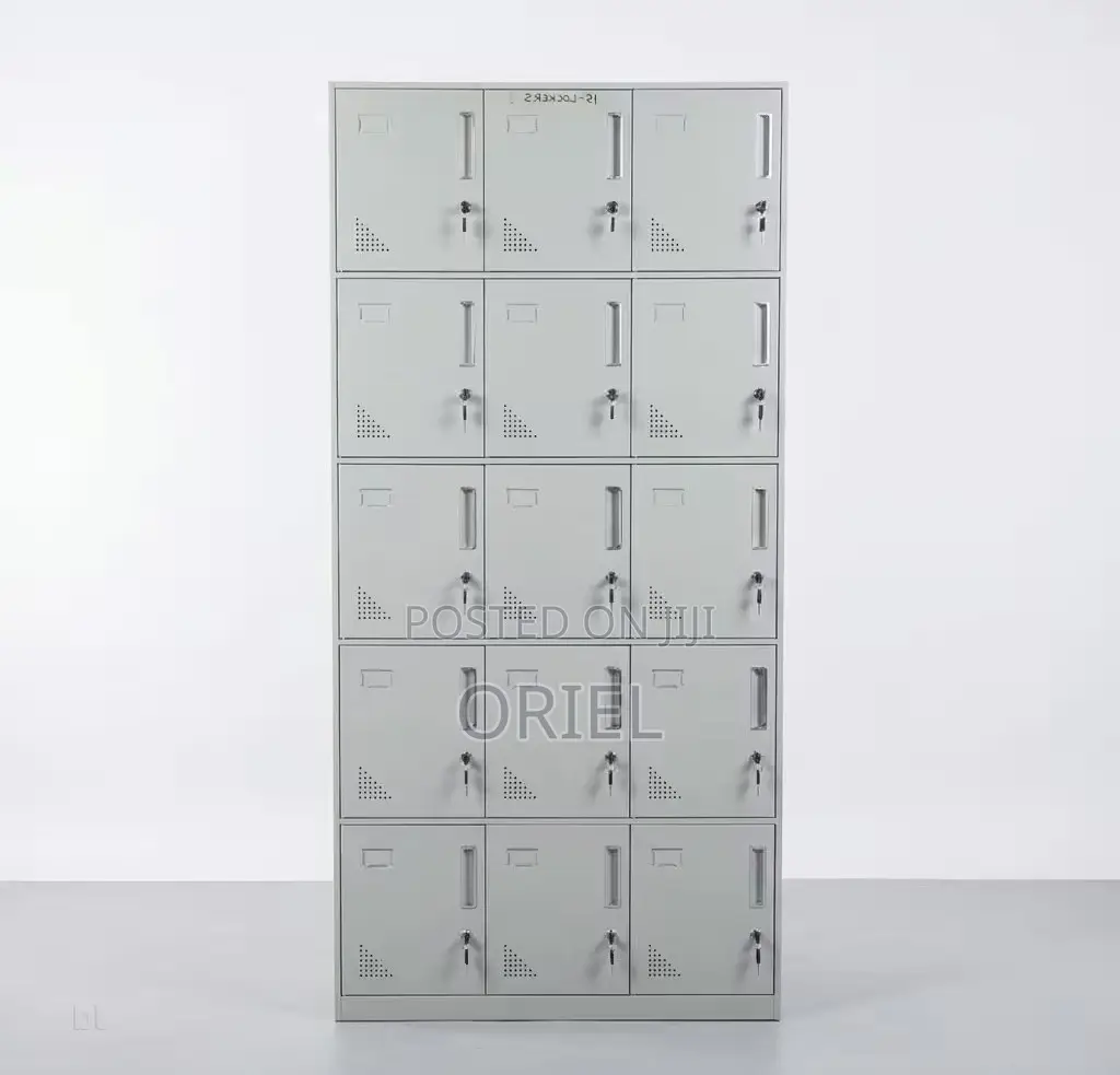 Office Cabinet : Secure 15-Locker Office Cabinet