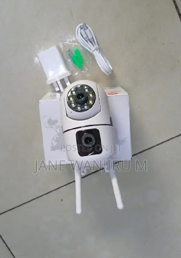 Smart Home Wifi Camera Dual Lens - Human Detection + Siren