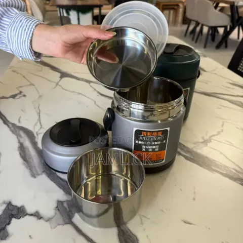 304 Stainless Steel Vacuum Thermal Lunch Box - Hk