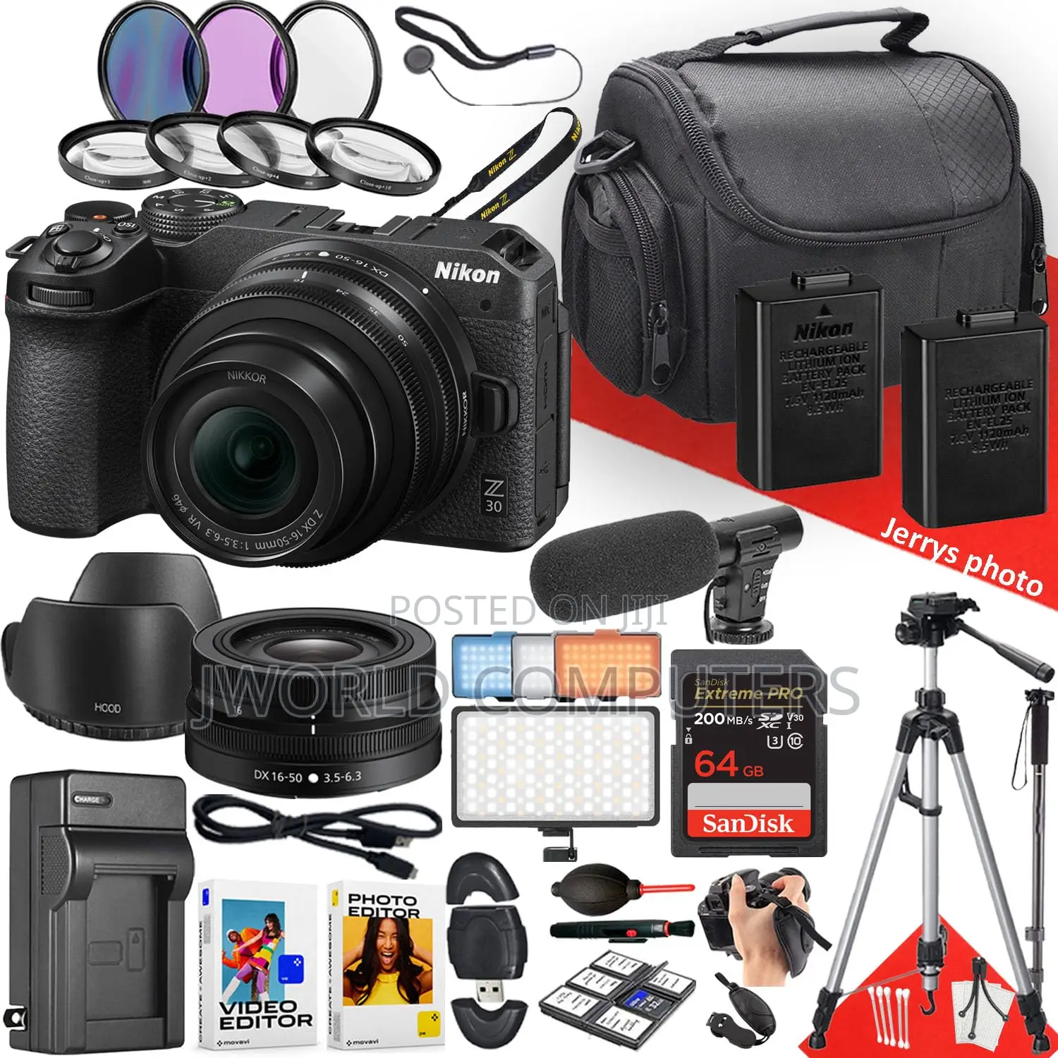 Nikon Z30 Mirrorless 16-50mm F3.5-6.3 Vr Lens