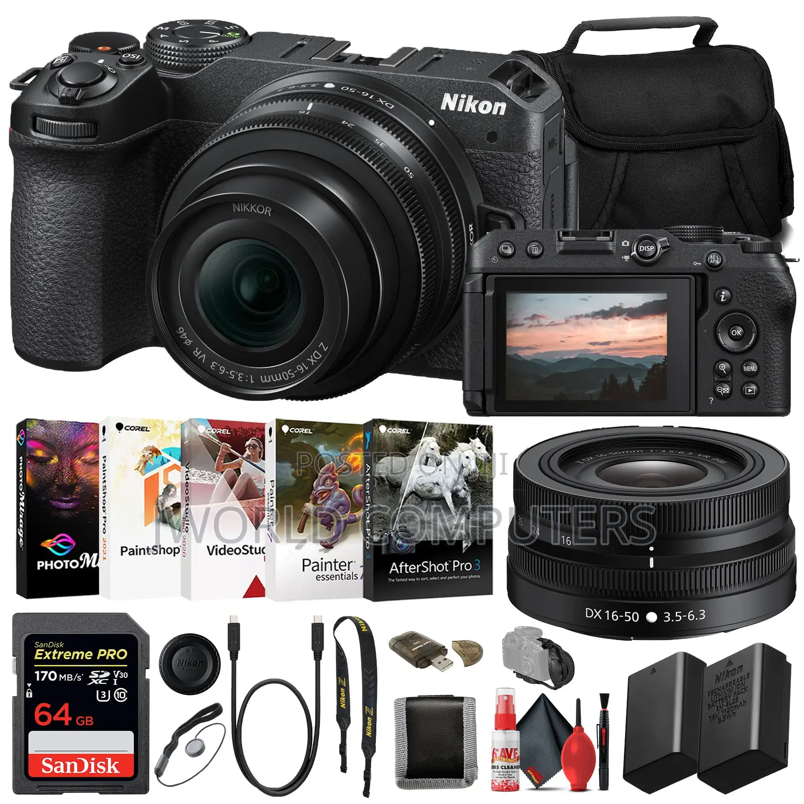 Nikon Z30 Mirrorless 16-50mm F3.5-6.3 Vr Lens