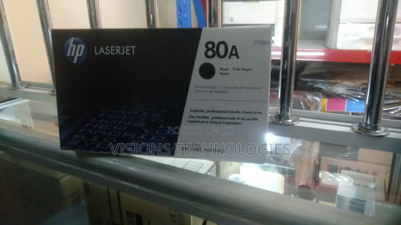High-Yield Hp80a Black Toner Cartridge