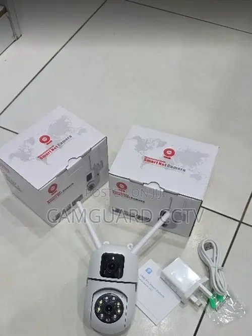 360° Dual Lens Wifi CCTV Camera – Motion Detection, V380 Pro, Type-C