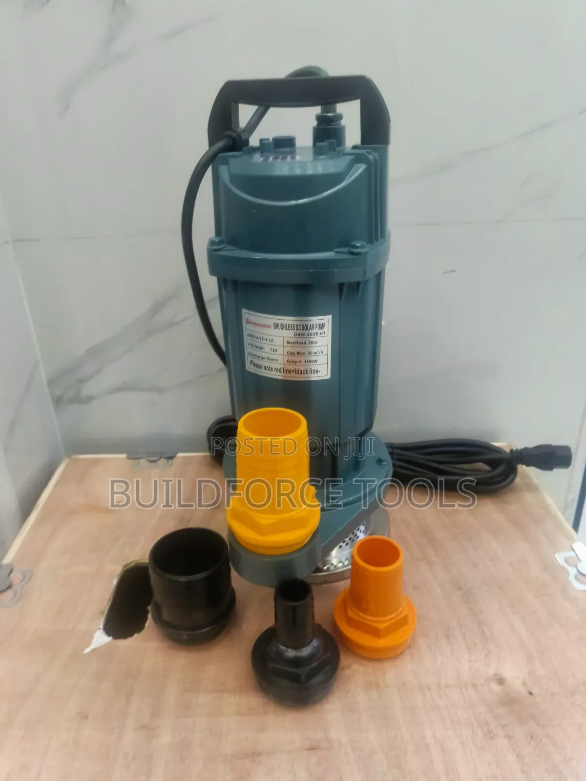 Dc Premier Brushless Submersible Water Pump 1100 Watts