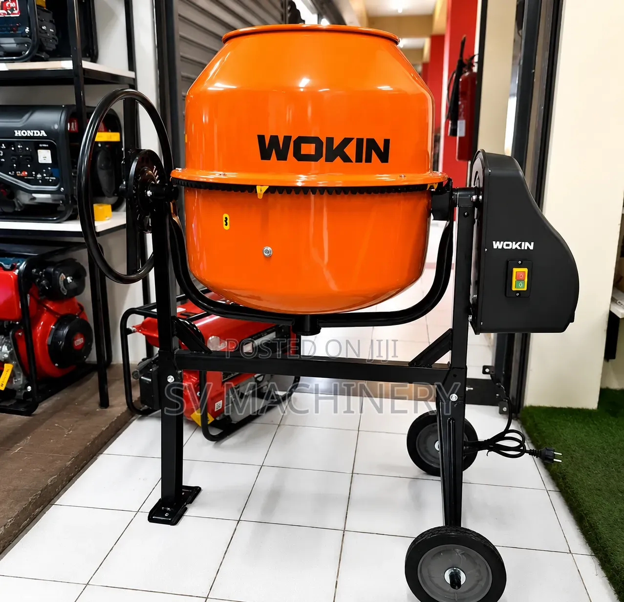 Heavy Duty 200l Electric Concrete Mixer