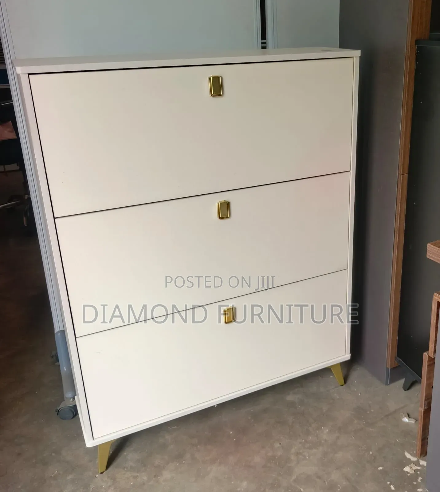 Modern Flip Shoe Cabinet 3 Tier | 8 Shoe Rack Organizer 90cm