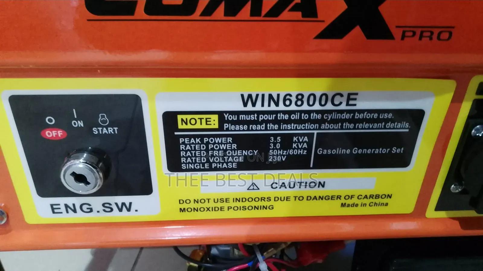 Comax 3.5kva Petrol Generator