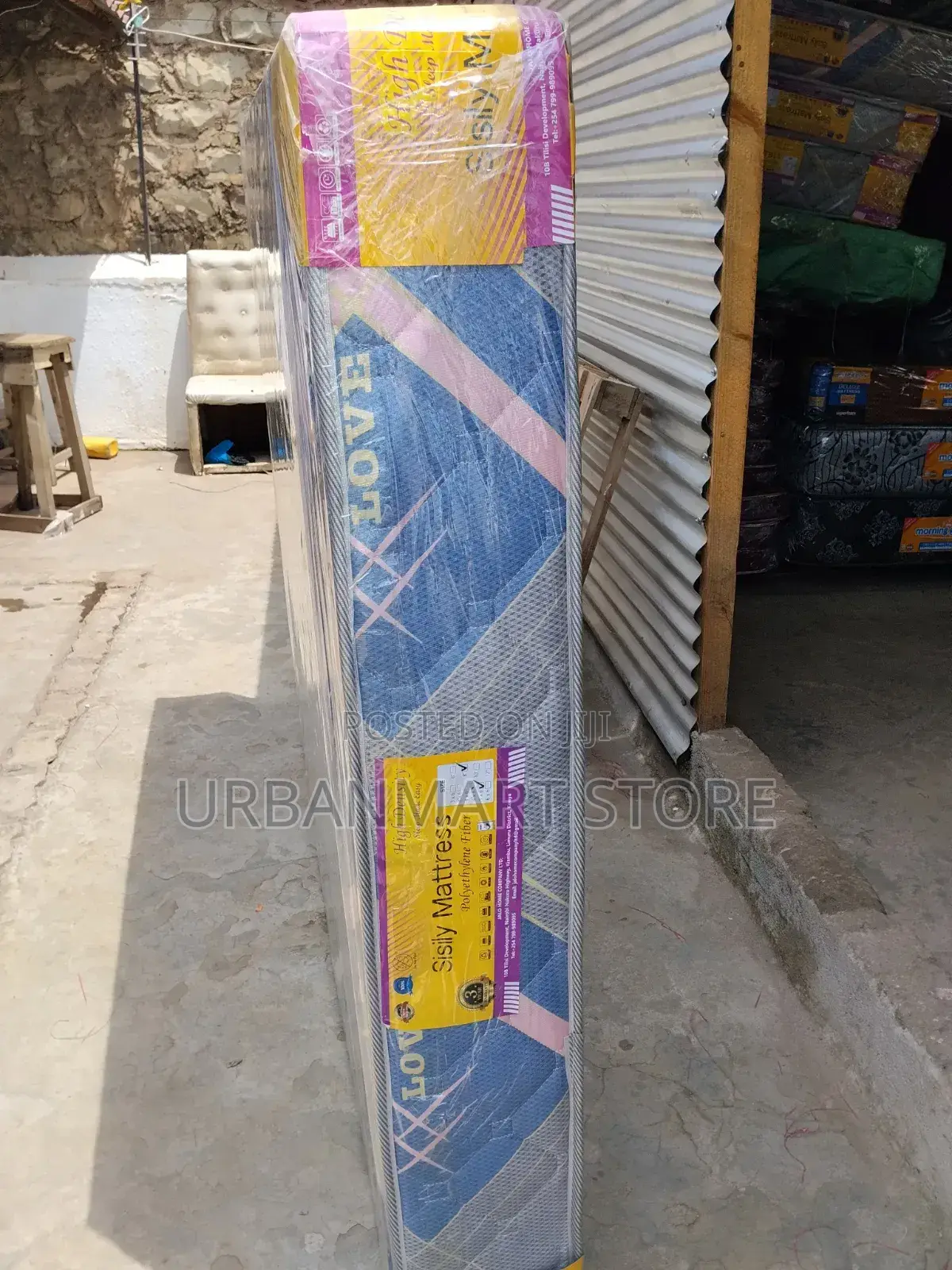 Quilted Foam Sisily Mattress 8 Inches Thick, 5 by 6