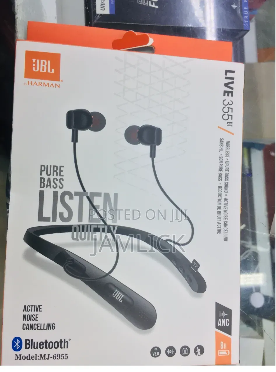 JBL Neckband Mj-6955 Bluetooth Earphones - Dv