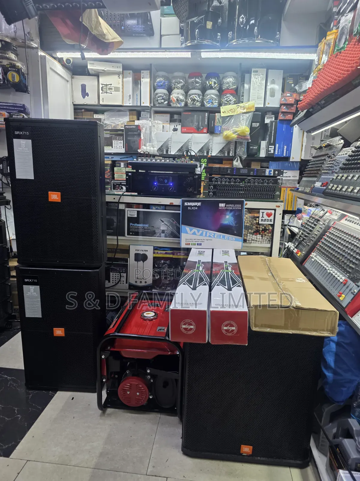 Church Sound System With Generator