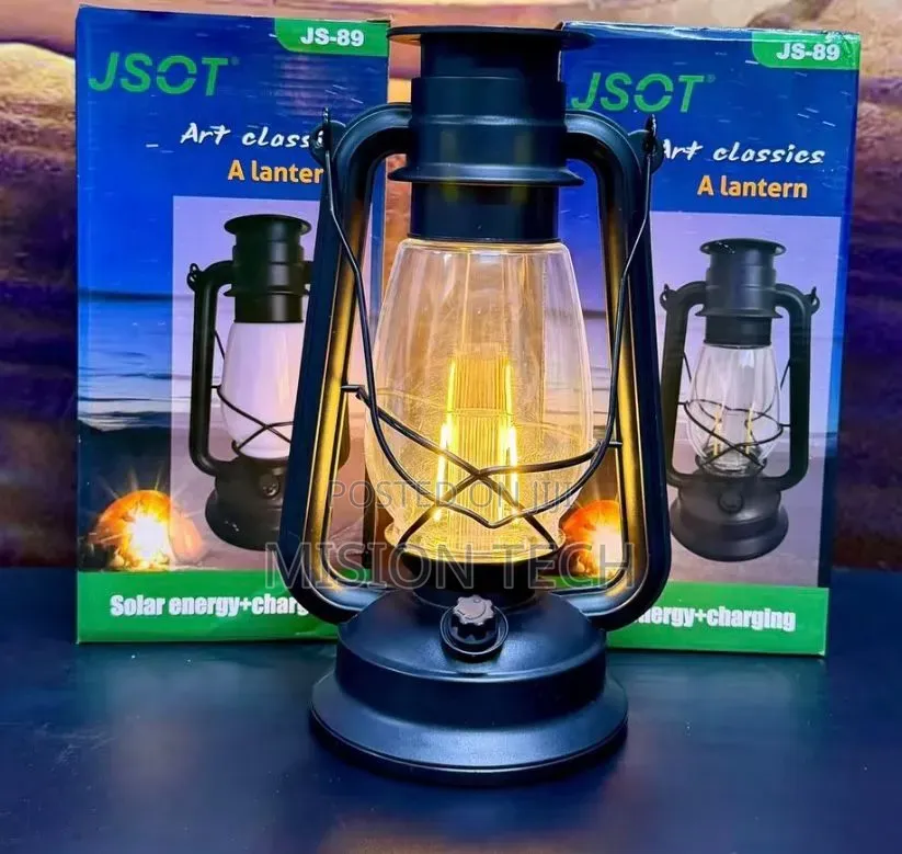 Solar Vintage Big Lantern**