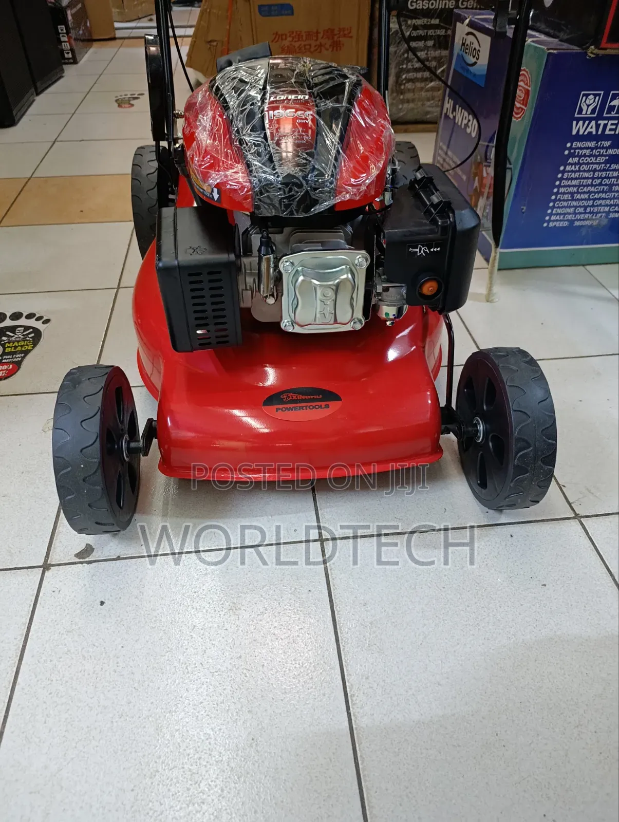 196 Cc Petrol Engine Walk Behide Lawn Mower/Quality Walk Behide Mower