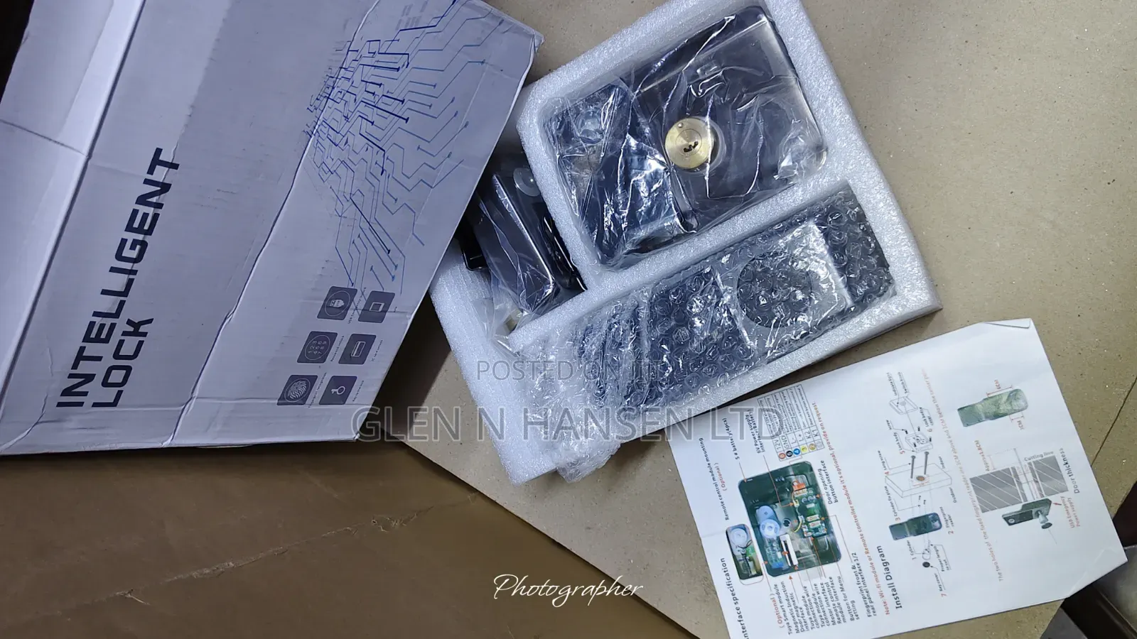 Wifi Biometric Rim Lock for Doors and Gates