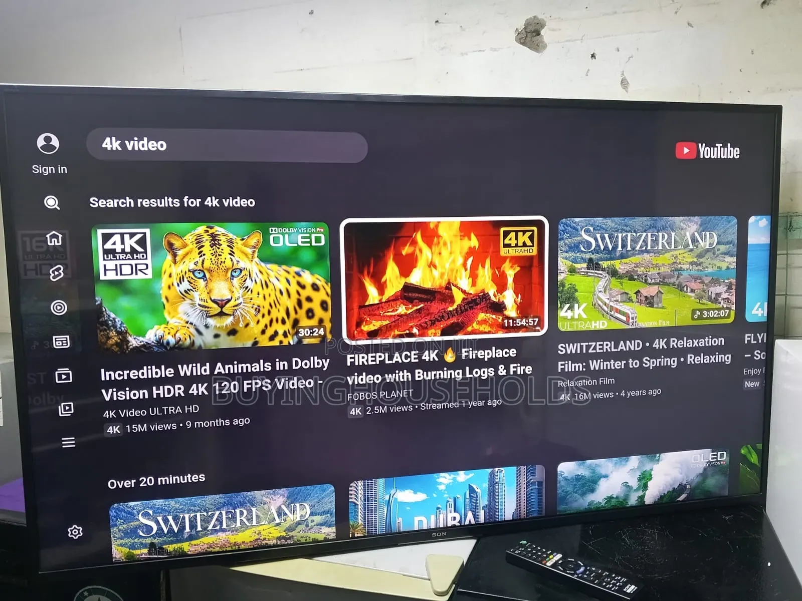 Sony 55" Smart Tv Kd-55x7000f
