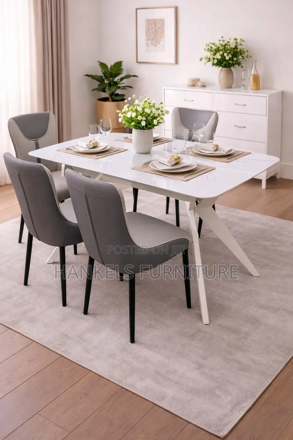 4 Seater Dining Set – Space Saving Dining Furniture