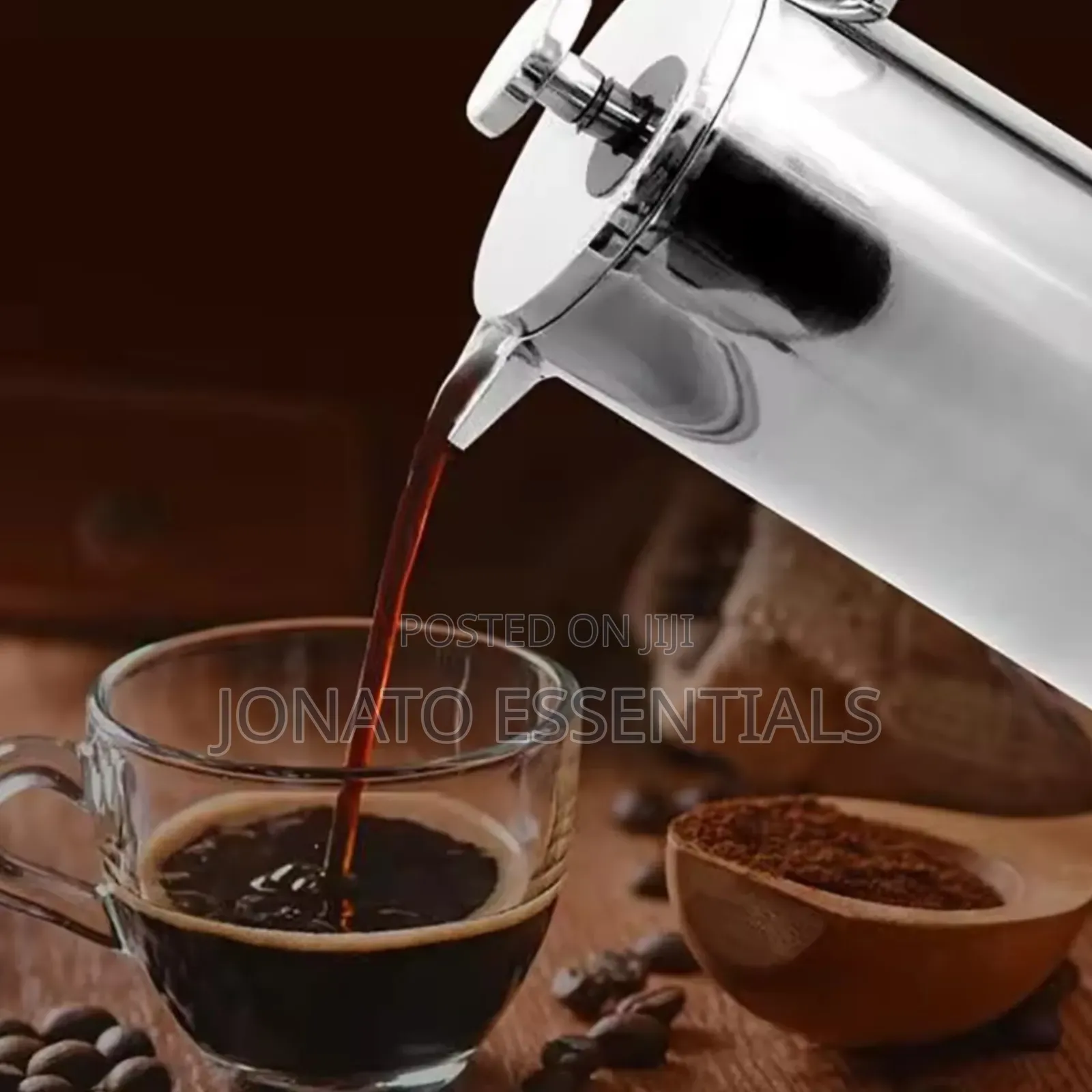 Stainless Steel French Press Coffee Maker 1000ml