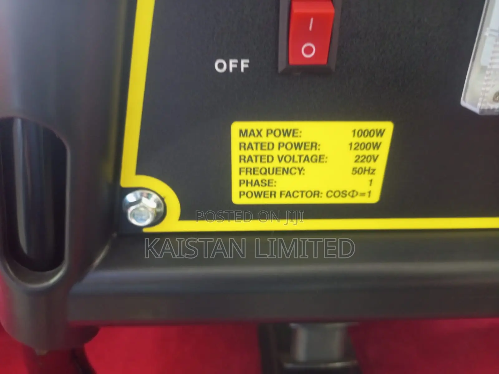 Hisaki 1.2kva Petrol Generator