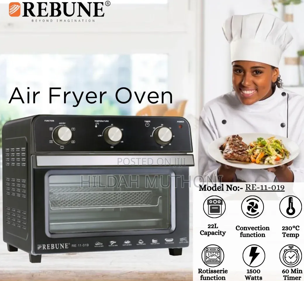 22 LTRS Rebune Air Fryer Oven