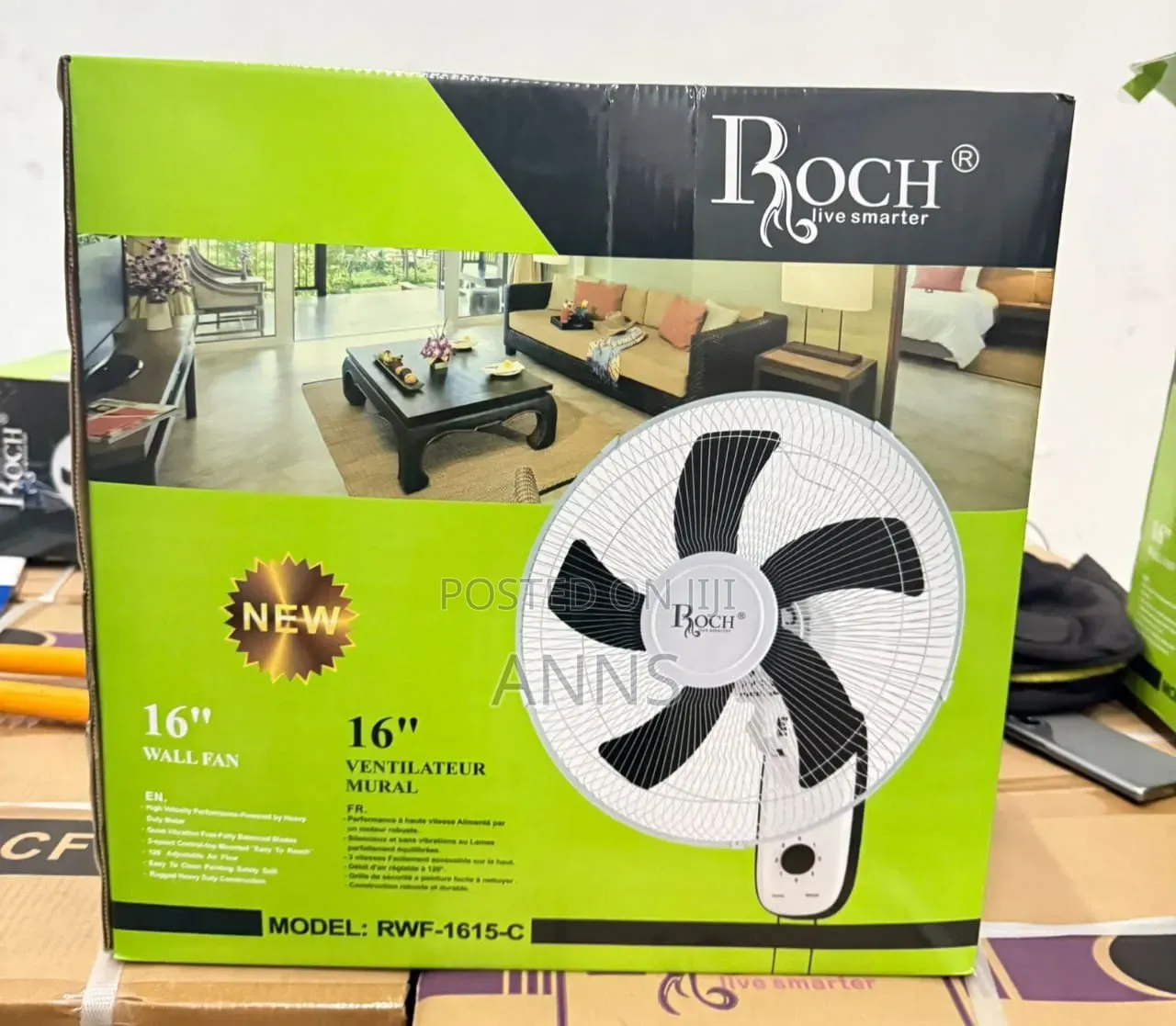 16" Roch Wall Fan