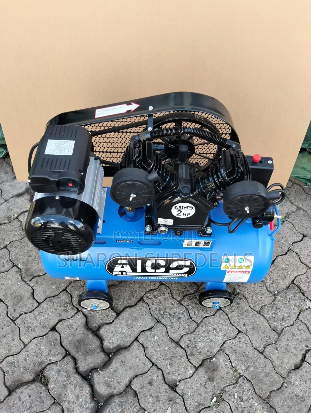 Belt Driven Air Compressor 50l Aico