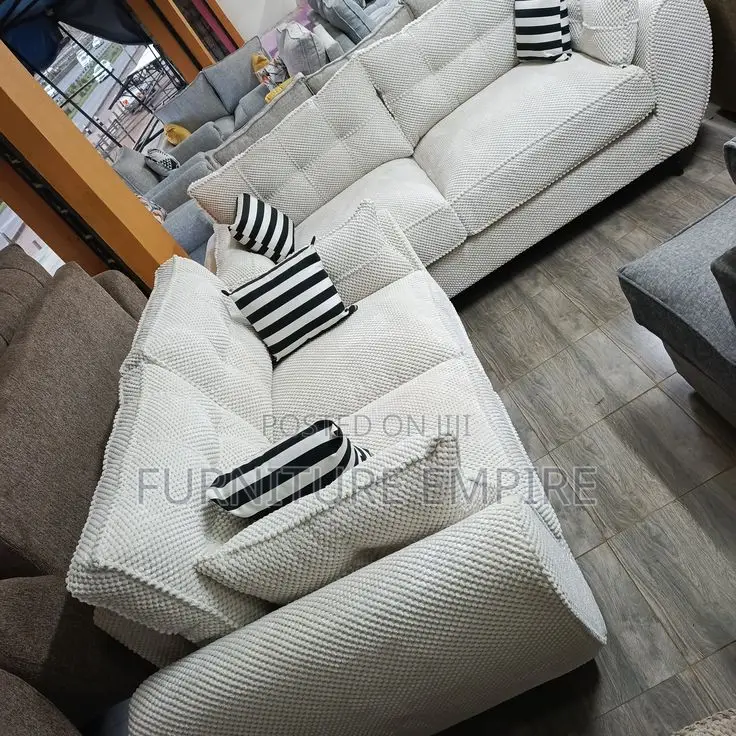 Pearl Tufted Sofa Set