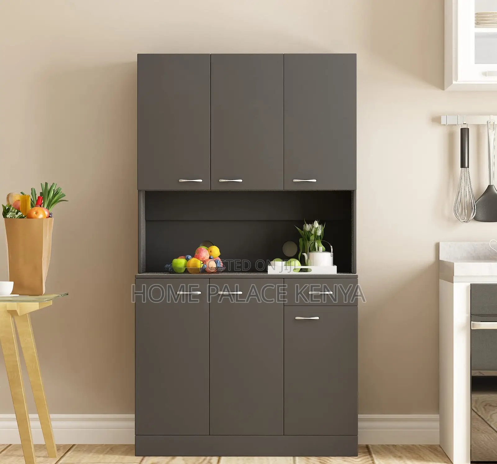 Kitchen Cabinet: High Capacity Freestanding Kitchen Cabinet