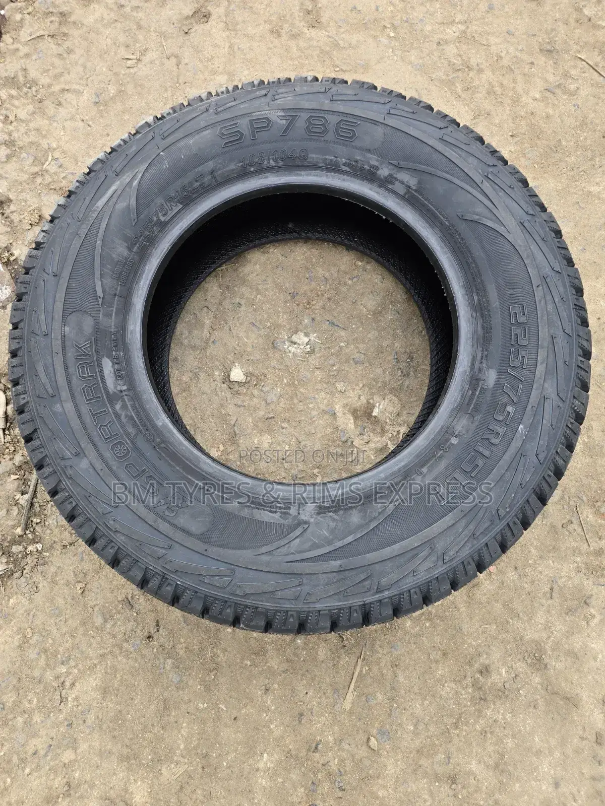 225 /75 R15 Sportrak Tyres (All Terrein)