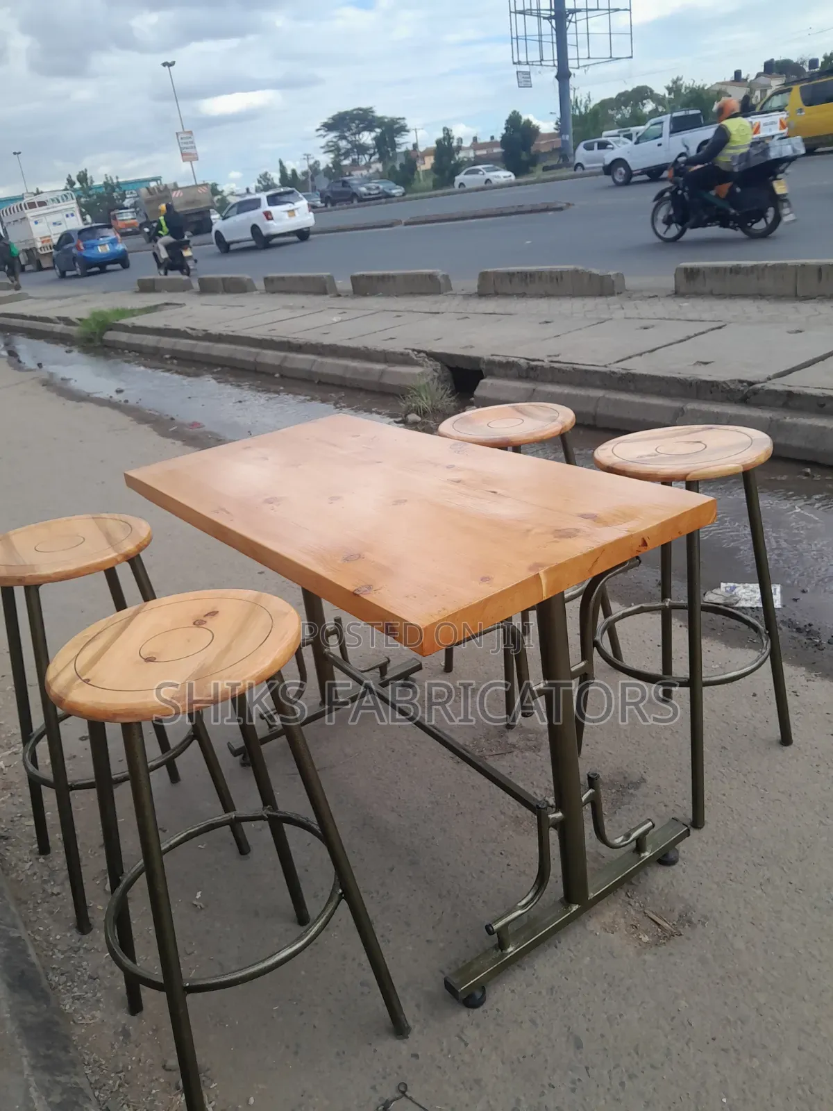 Wooden Table and Chairs